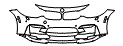 Bumper Kit pattern for the 2018 BMW M3 CS