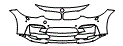 Bumper Kit pattern for the 2019 BMW M4 CS