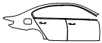 Door and Rear Fender Kit pattern for the 2022 BMW 5 Series