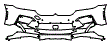 Bumper Kit pattern for the 2022 BMW 5 Series