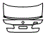 Trunk Lid Kit pattern for the 2020 BMW 5 Series