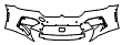 Bumper Kit pattern for the 2022 BMW 5 Series
