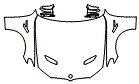 Mirror, Fender and Full Hood Kit pattern for the 2022 BMW 5 Series