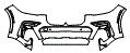 Bumper Kit pattern for the 2021 BMW X7
