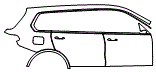 Door and Rear Fender Kit pattern for the 2027 BMW X7