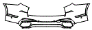 Rear Bumper Kit pattern for the 2021 BMW X7