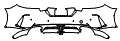 Rear Bumper Kit pattern for the 2026 BMW Z4