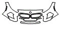 Bumper Kit pattern for the 2021 BMW Z4