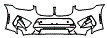 Bumper Kit pattern for the 2021 BMW X4