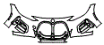 Bumper Kit pattern for the 2027 BMW 4 Series
