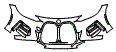 Bumper Kit pattern for the 2027 BMW 4 Series