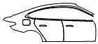 Door and Rear Fender Kit pattern for the 2027 BMW 4 Series