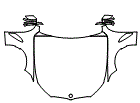 Full Hood, Fender and Mirror Kit pattern for the 2025 BMW Alpina B8