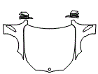 Full Hood, Fender and Mirror Kit pattern for the 2025 BMW Alpina B8