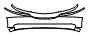 Bumper Kit pattern for the 2004 Lincoln LS