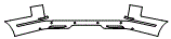Rear Bumper Kit pattern for the 2021 Lincoln Navigator