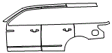 Door and Rear Fender Kit pattern for the 2021 Lincoln Navigator