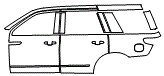 Door and Rear Fender Kit pattern for the 2022 Lincoln Navigator