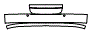 Luggage Area and Rear Bumper Kit pattern for the 2011 Lincoln Town Car