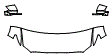 Hood, Fender and Mirror Kit pattern for the 2020 Lincoln Continental