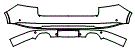 Rear Bumper Kit pattern for the 2027 Lincoln Aviator