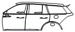 Door and Rear Fender Kit pattern for the 2027 Lincoln Aviator