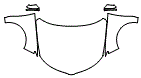 Full Hood, Fender and Mirror Kit pattern for the 2016 Lincoln MKZ