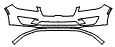 Bumper Kit pattern for the 2020 Lincoln MKZ