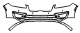 Bumper Kit pattern for the 2020 Lincoln MKZ