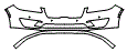 Bumper Kit pattern for the 2020 Lincoln MKZ