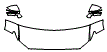 Hood, Fender and Mirror Kit pattern for the 2022 Lincoln Nautilus
