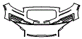 Bumper Kit pattern for the 2019 Lincoln Nautilus