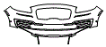 Bumper Kit pattern for the 2019 Lincoln Nautilus