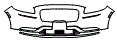 Bumper Kit pattern for the 2022 Lincoln Nautilus
