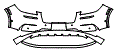 Bumper Kit pattern for the 2020 Lincoln Corsair