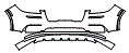 Bumper Kit pattern for the 2020 Lincoln Corsair