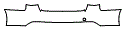 Rear Bumper Kit pattern for the 2013 Audi S6
