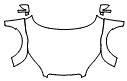 Full Hood, Fender and Mirror Kit pattern for the 2013 Audi TT