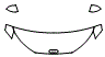 Hood, Fender and Mirror Kit pattern for the 2023 Audi TT