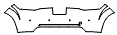 Rear Bumper Kit pattern for the 2018 Audi TT