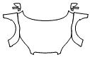 Full Hood, Fender and Mirror Kit pattern for the 2007 Audi TT