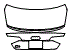 Trunk Lid Kit pattern for the 2016 Audi S8