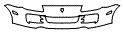 Bumper Kit pattern for the 2008 Porsche Cayenne