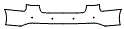 Rear Bumper Kit pattern for the 2018 Audi A6
