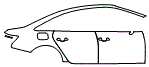 Door and Rear Fender Kit pattern for the 2025 Audi S6