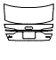 Trunk Lid Kit pattern for the 2019 Audi A6