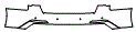 Rear Bumper Kit pattern for the 2025 Audi S6
