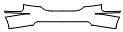 Rear Bumper Kit pattern for the 2006 Audi A6