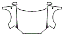Full Hood, Fender and Mirror Kit pattern for the 2007 Audi A4