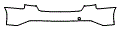 Rear Bumper Kit pattern for the 2016 Audi S4